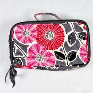 Vera Bradley Brush Up Cosmetic Case Retired Cherry Blossom Pattern Travel.